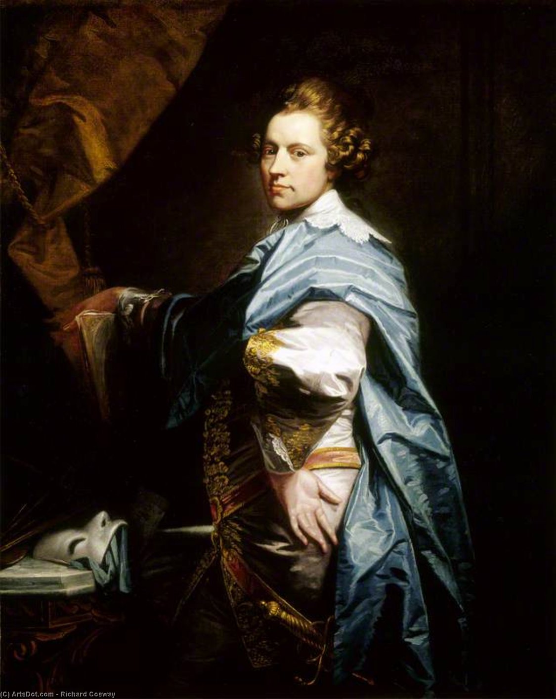 Self Portrait In Masquerade Dress — Ричард Косвей