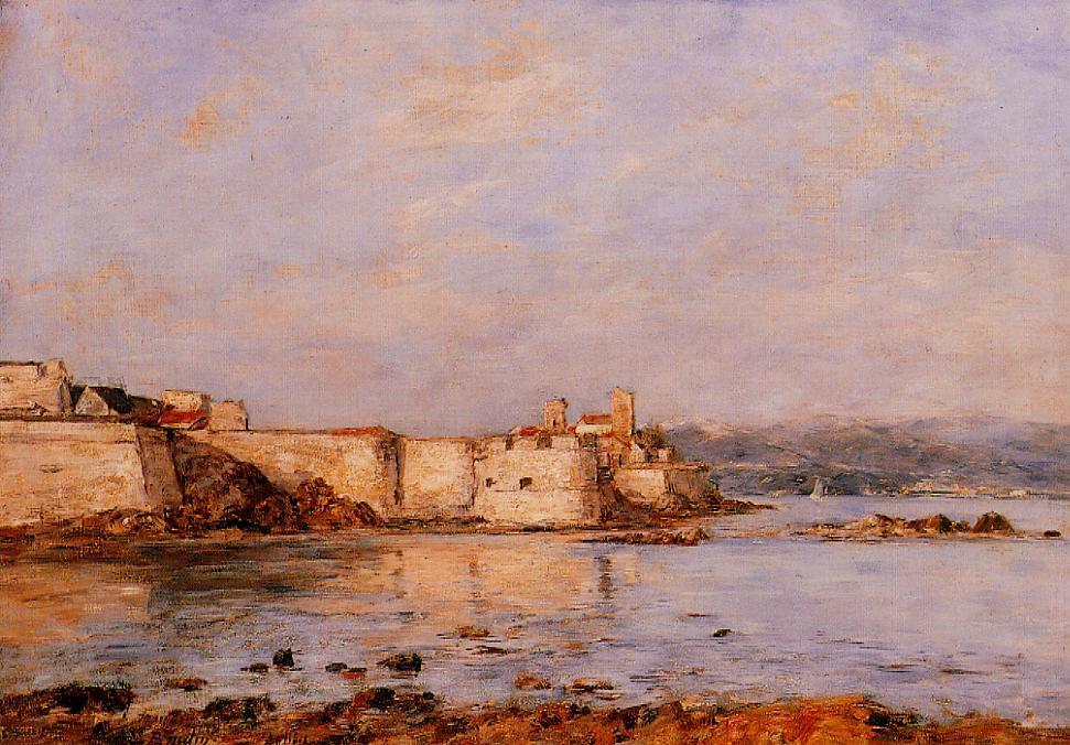 The Harbor Of Antibes — Eugène Louis Boudin