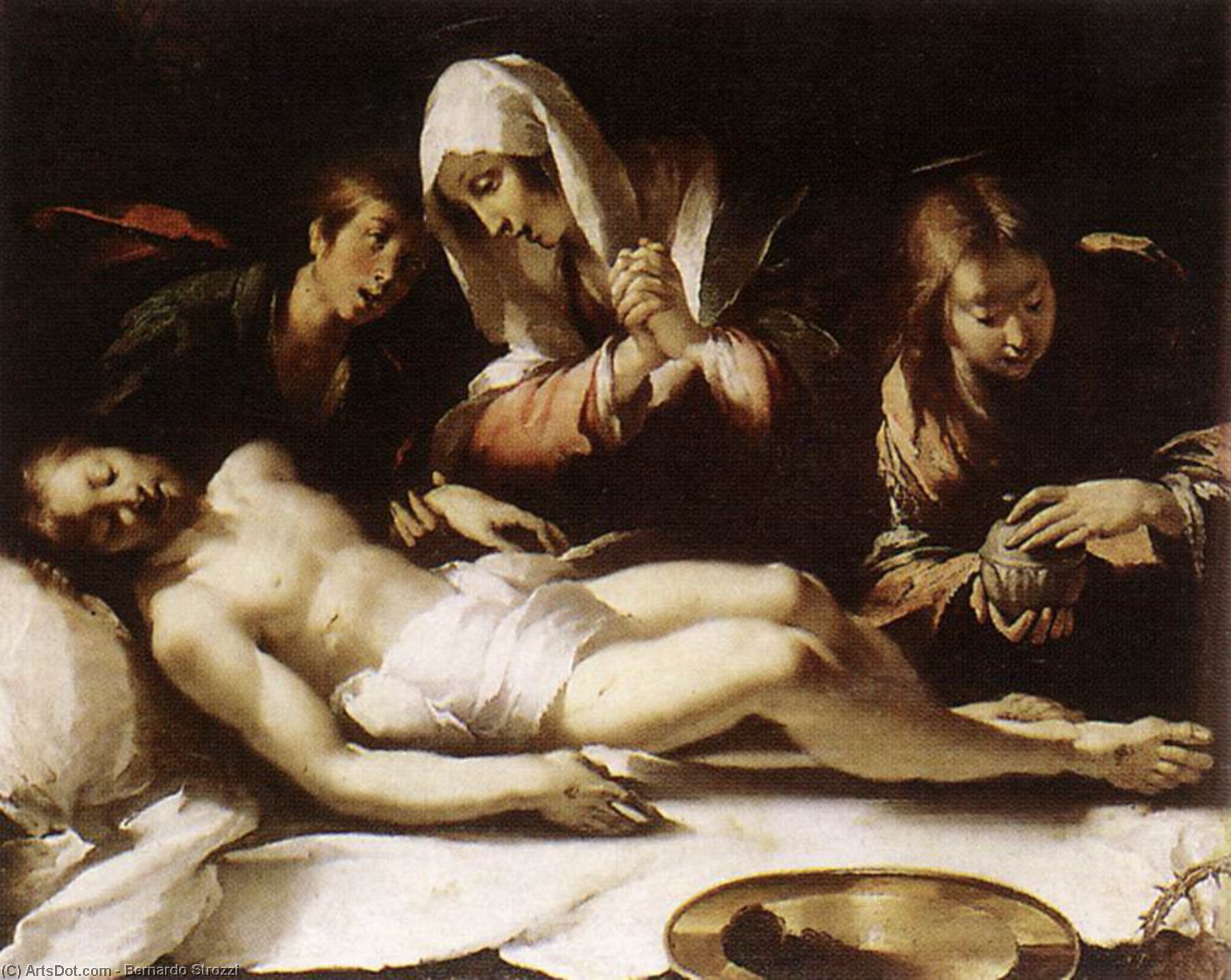 Lamentation Over The Dead Christ — Бернардо Строцци