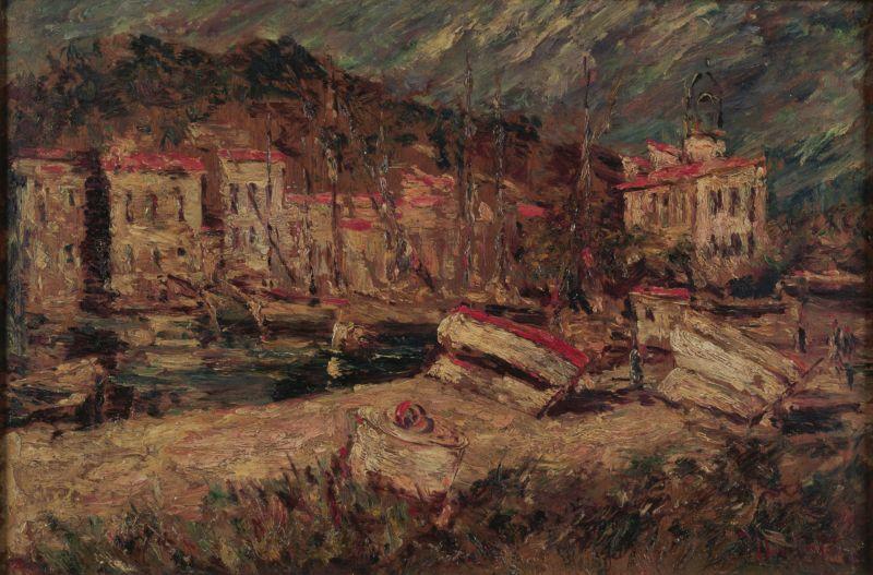 Port Of Cassis — Adolphe Joseph Thomas Monticelli