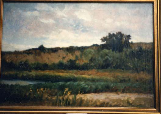 Farmer Green's Meadow, (painting) — Edward Mitchell Bannister