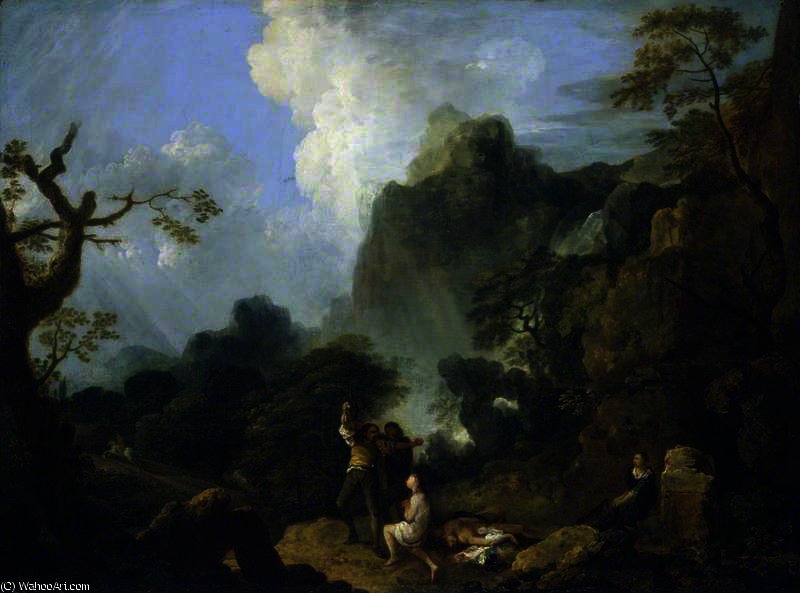 Landscape With Banditti - The Murder — Richard Wilson