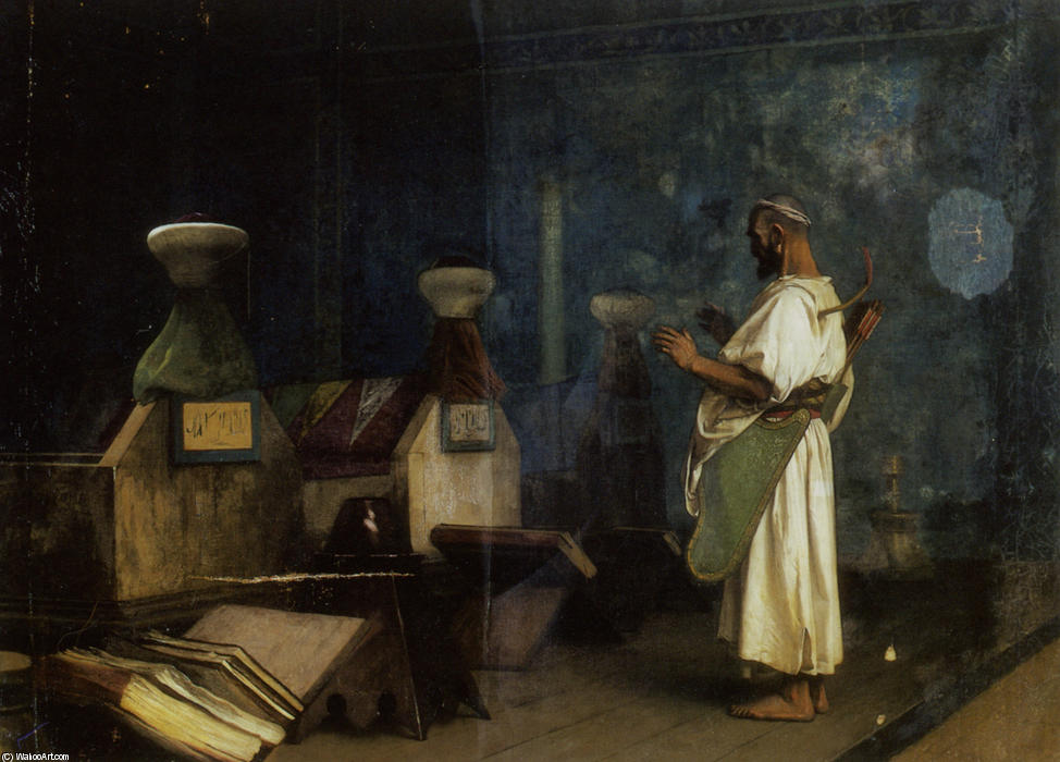 Prayer At The Sultans Toumb — Jean-léon Gérôme