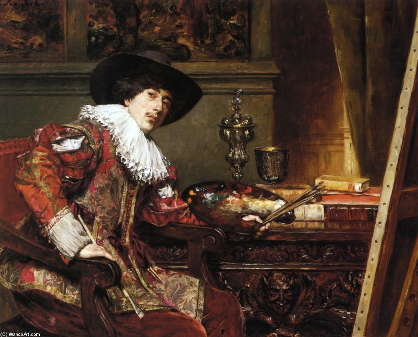 Portrait Of An Artist — Ferdinand Victor Léon Roybet