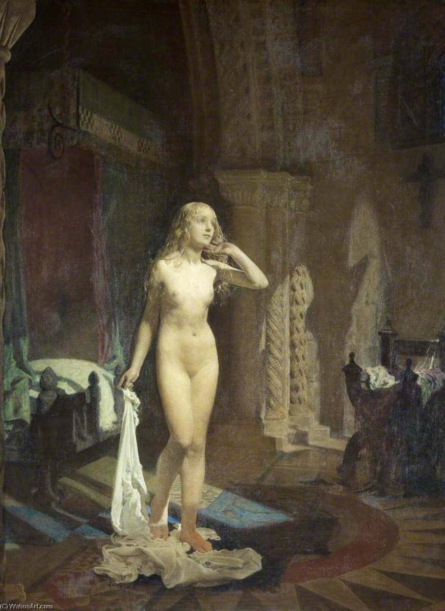 Eve Of St Agnes (pensive Whilst She Dreams) — Frederick George Swaish