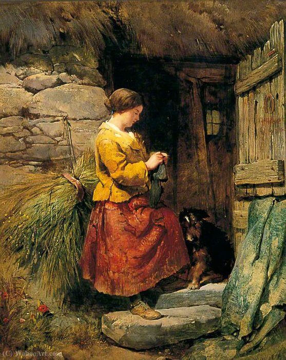 The Cottage Door — Henry Bright