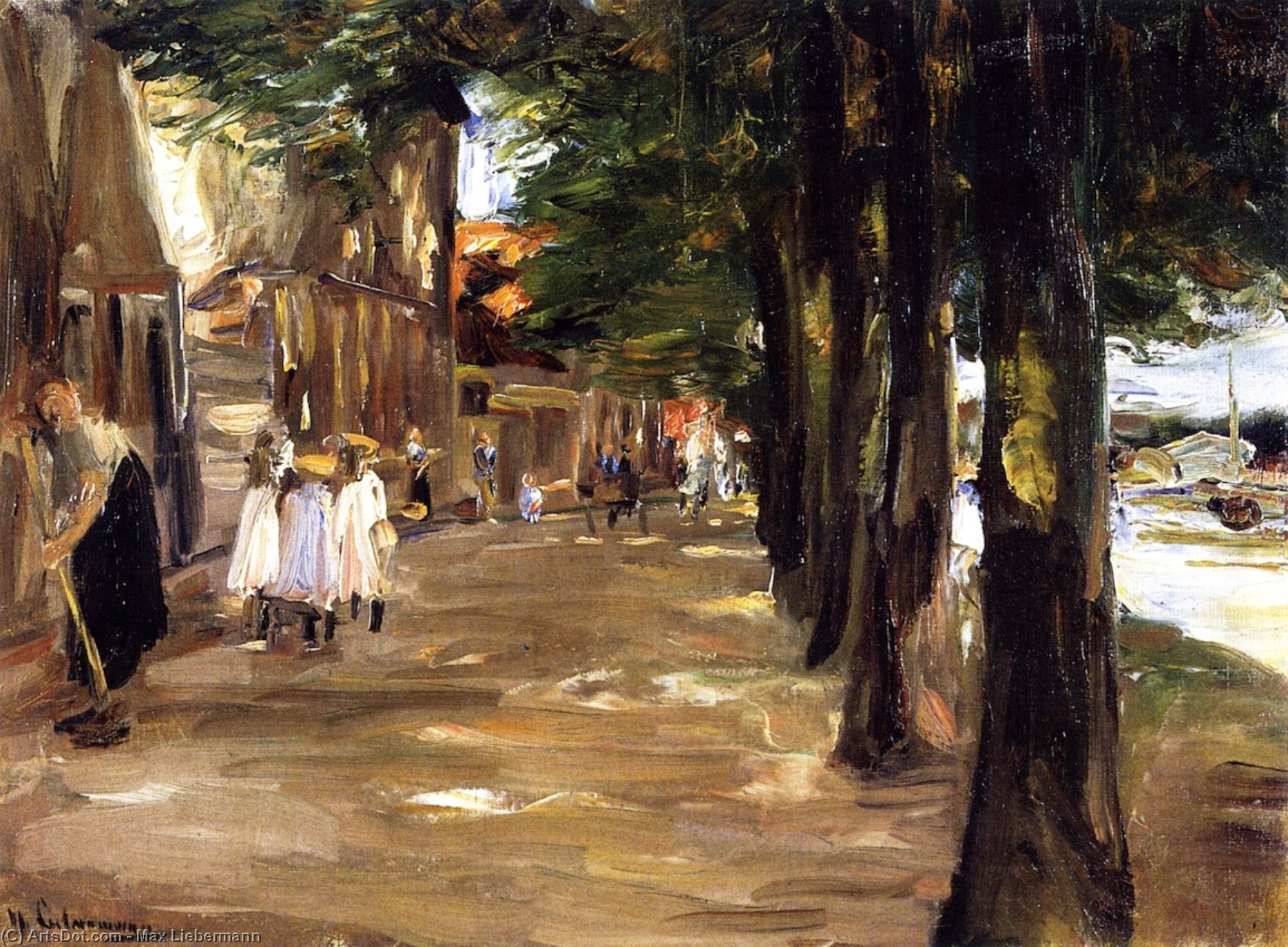 Canal In Edam — Макс Либерманн