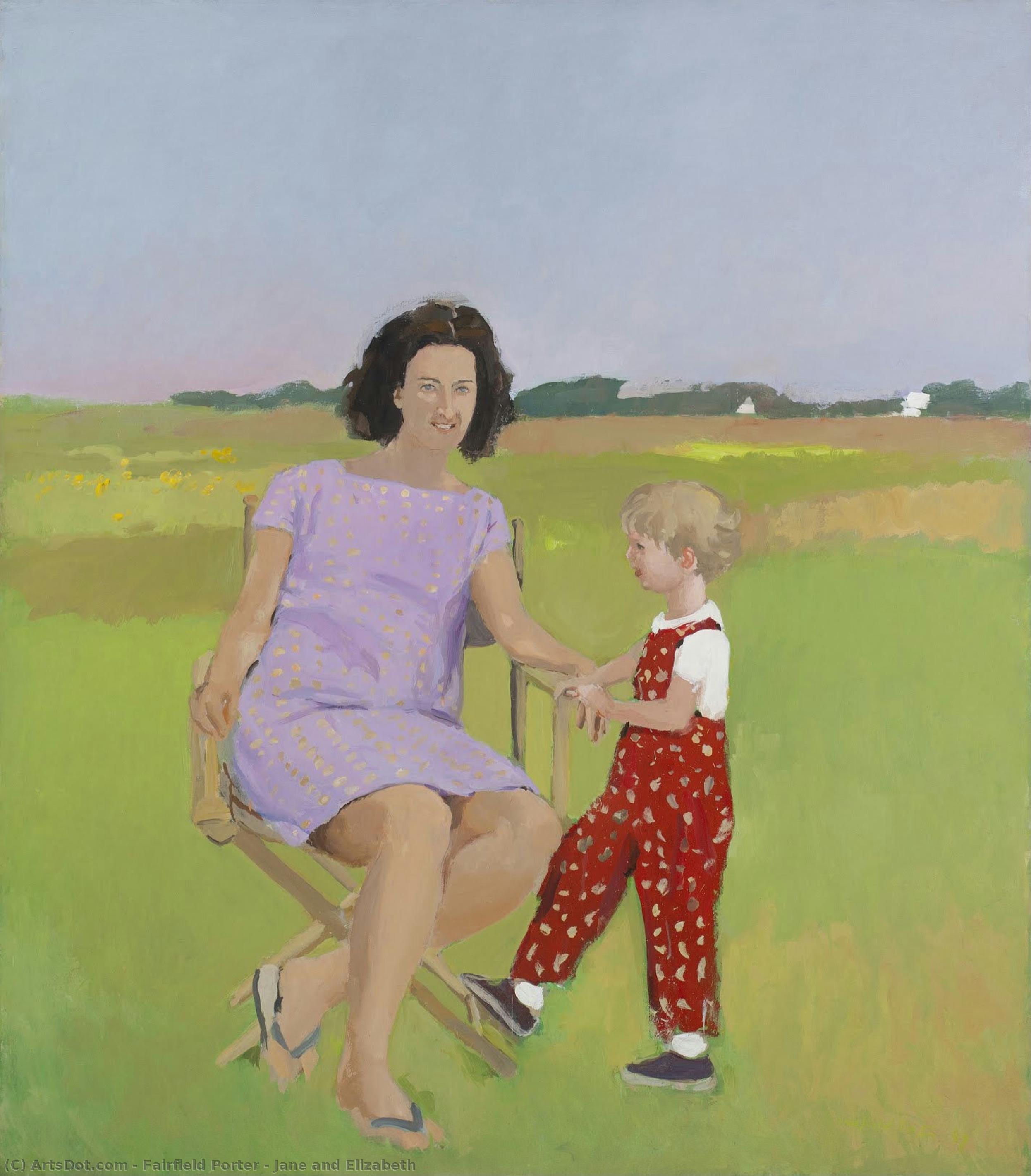 Jane And Elizabeth — Fairfield Porter