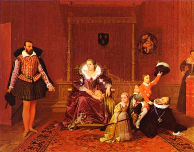 Henry Iv Recieving The Ambassador Of Spain — Jean-auguste-dominique Ingres