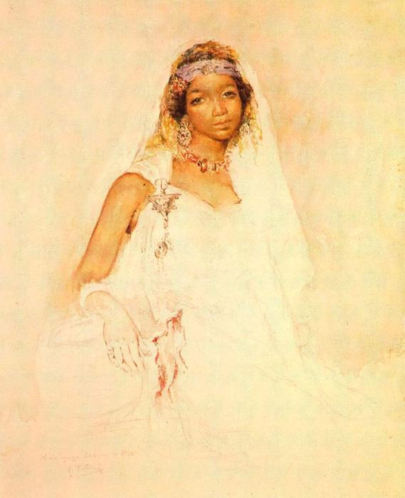 Portrait Of A Young Moroccan Girl — Mariano Fortuny