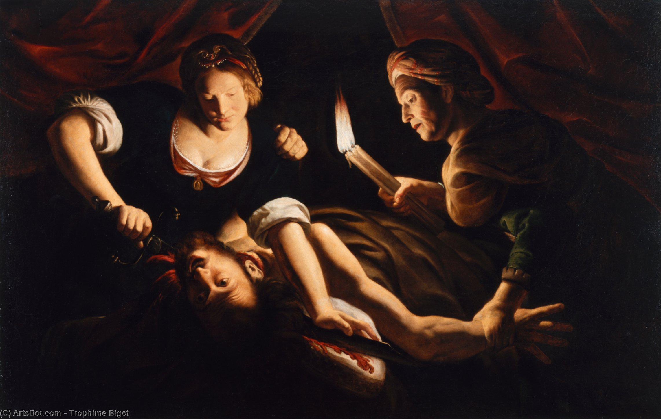 Judith Cutting Off The Head Of Holofernes — Trophîme Bigot