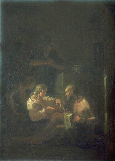 Joseph Dans La Prison Interprétant Les Songes De L'échanson Et Du Panetier De Pharaon Joseph Expliquant Les Songes Du Grand Echanson Et Du Grand Panetier (ancien Titre) — Sebastiano Ricci