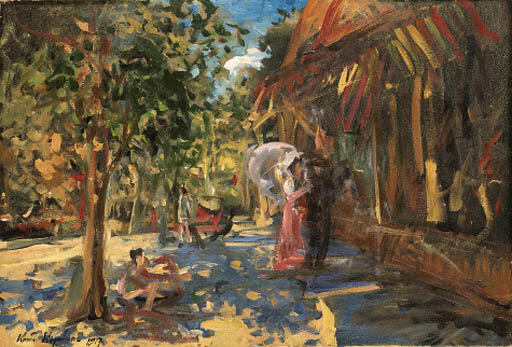 Promenade In The Sun — Konstantin Alexeievitch Korovin