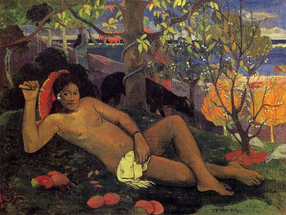 Te Arii Vahine (also Known As The King's Wife) — Eugène Henri Paul Gauguin