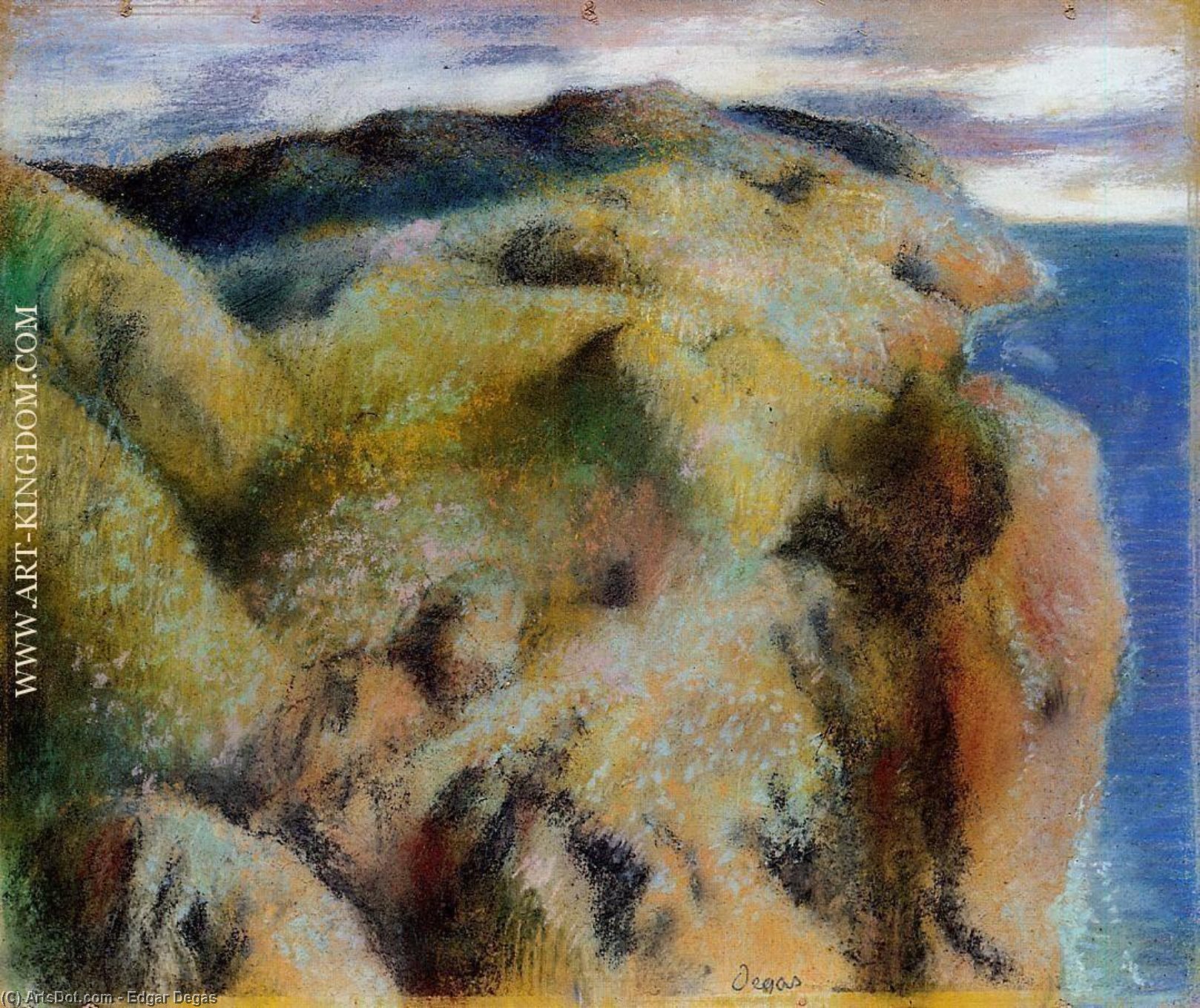 Steep Coast — Hilaire-germain-edgar Degas