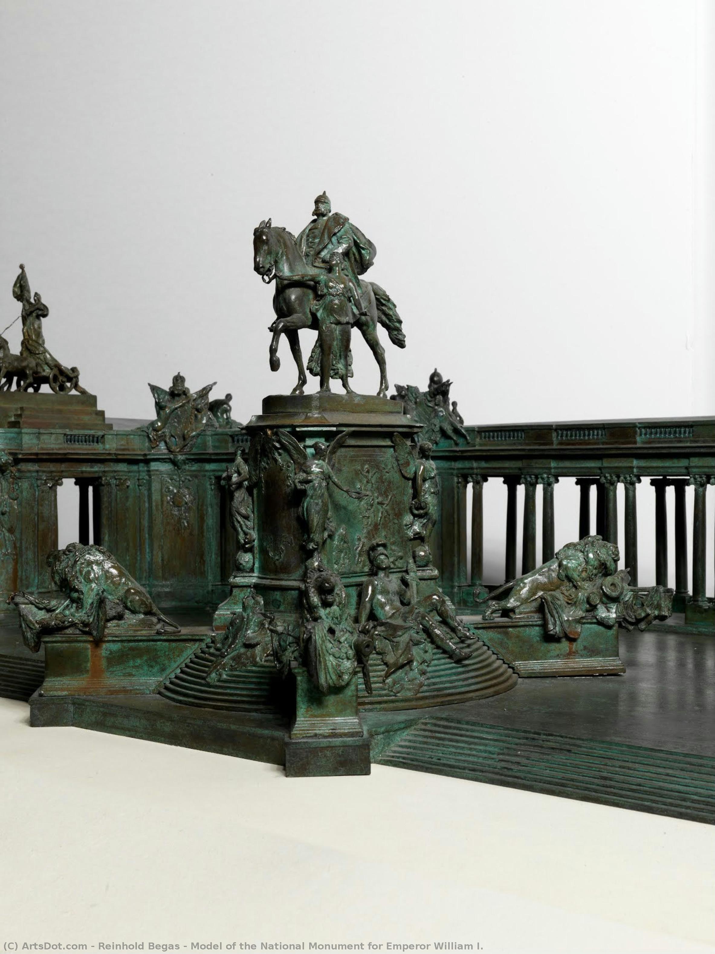 Model Of The National Monument For Emperor William I. — Reinhold Begas