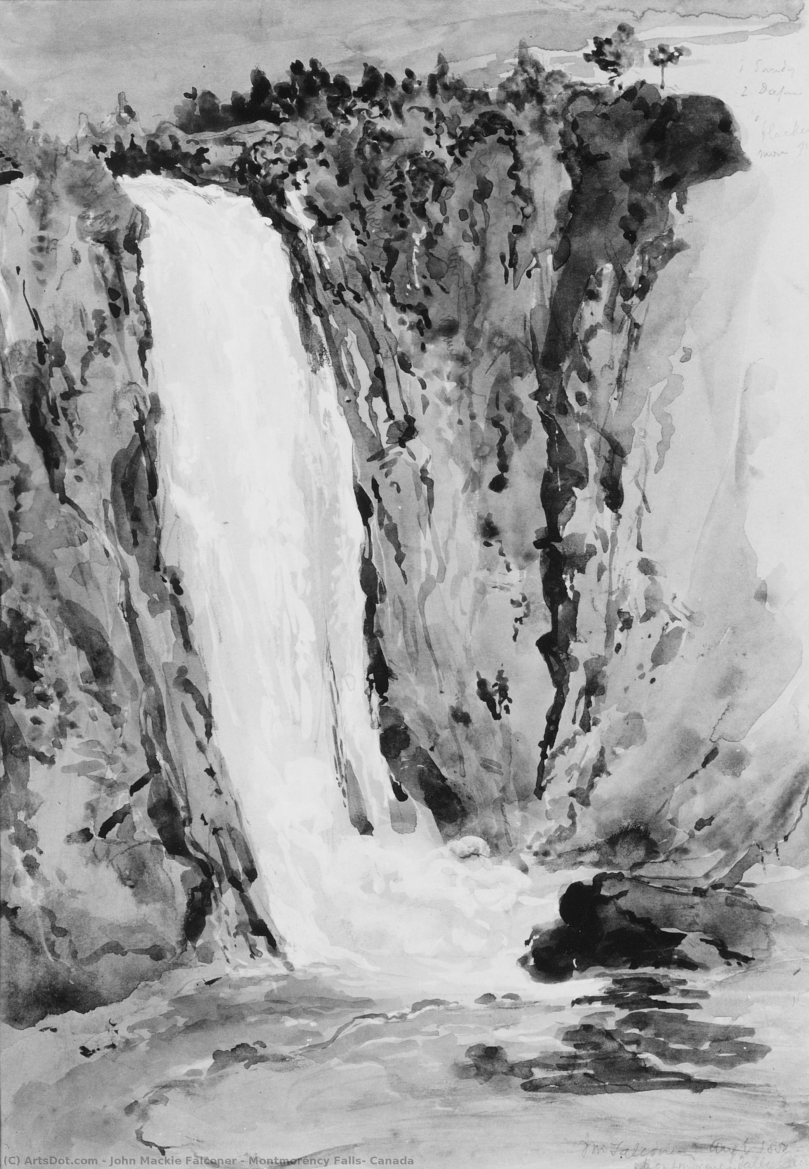 Montmorency Falls, Canada — John Mackie Falconer