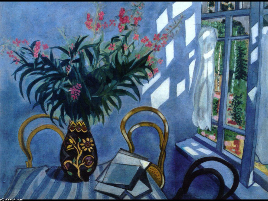 Interior With Flowers — マルク・シャガール