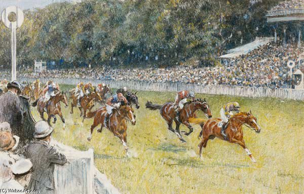 Pferderennen In Goodwood — Gilbert Holiday