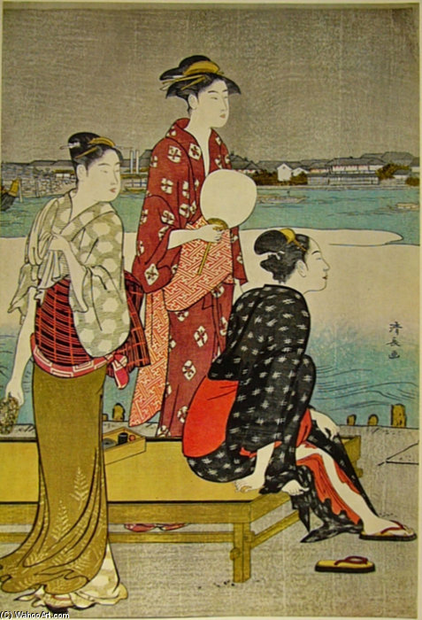 Riverside — Torii Kiyonaga