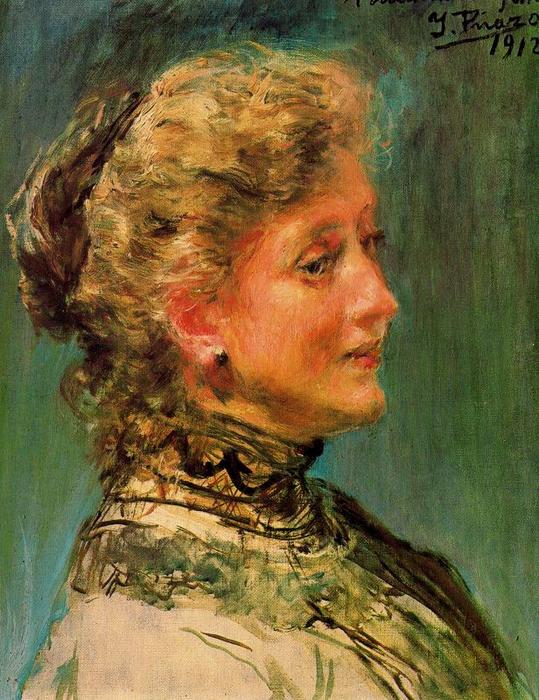 The Wife Of D. Emilio Alvarez — Ignacio Pinazo Camarlench