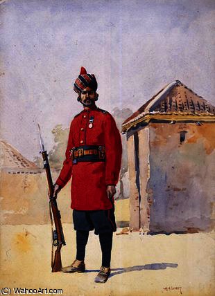 Soldier Of The 22nd Punjabis Awan Of Shahpur — Alfred Crowdy Lovett