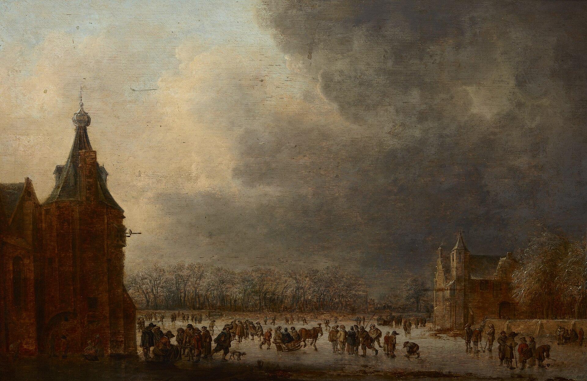 At The Rink — Jan Josefsz Van Goyen