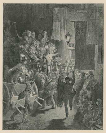 Derby Day - Returning Home — Paul Gustave Doré