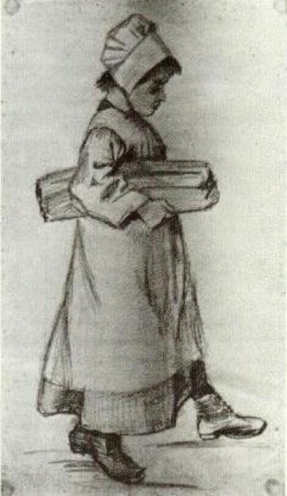 Jungfrau Mit Einem Brot — Vincent Willem Van Gogh