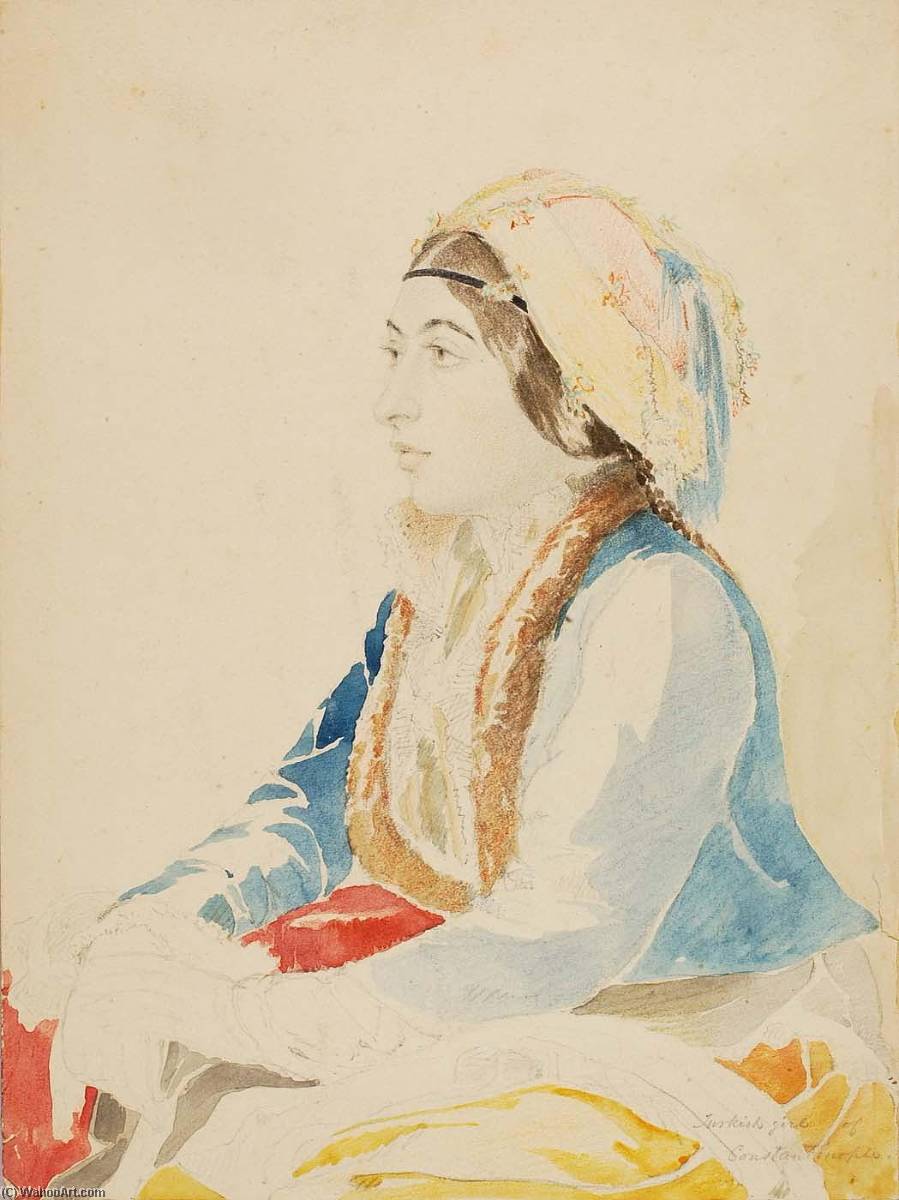 Turkish Girl Of Constantinople — Miner Kilbourne Kellogg