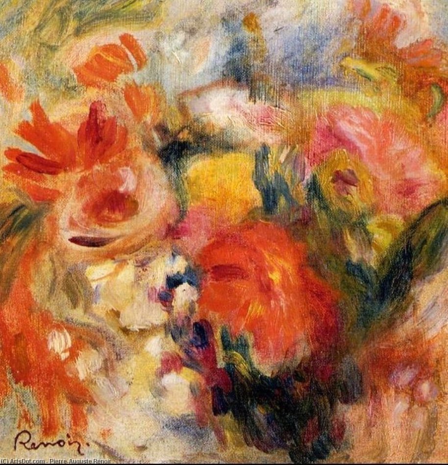 Flower Study — Пьер-огюст Ренуар