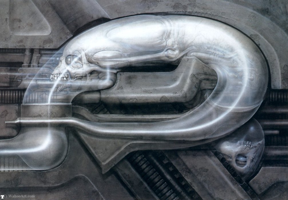 Hr Giger Biomechanoid - (001) — H.r. Giger