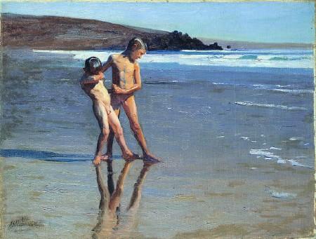 Boys At The Beach 1 — Correa Benito Rebolledo