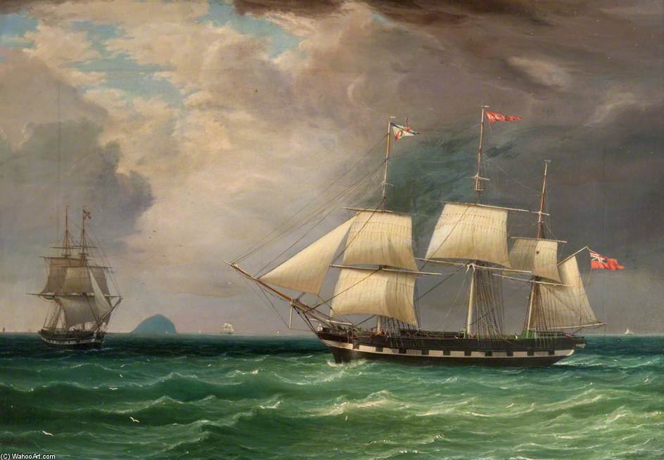 The Barque 'eldon' Off Ailsa Craig — William Clark