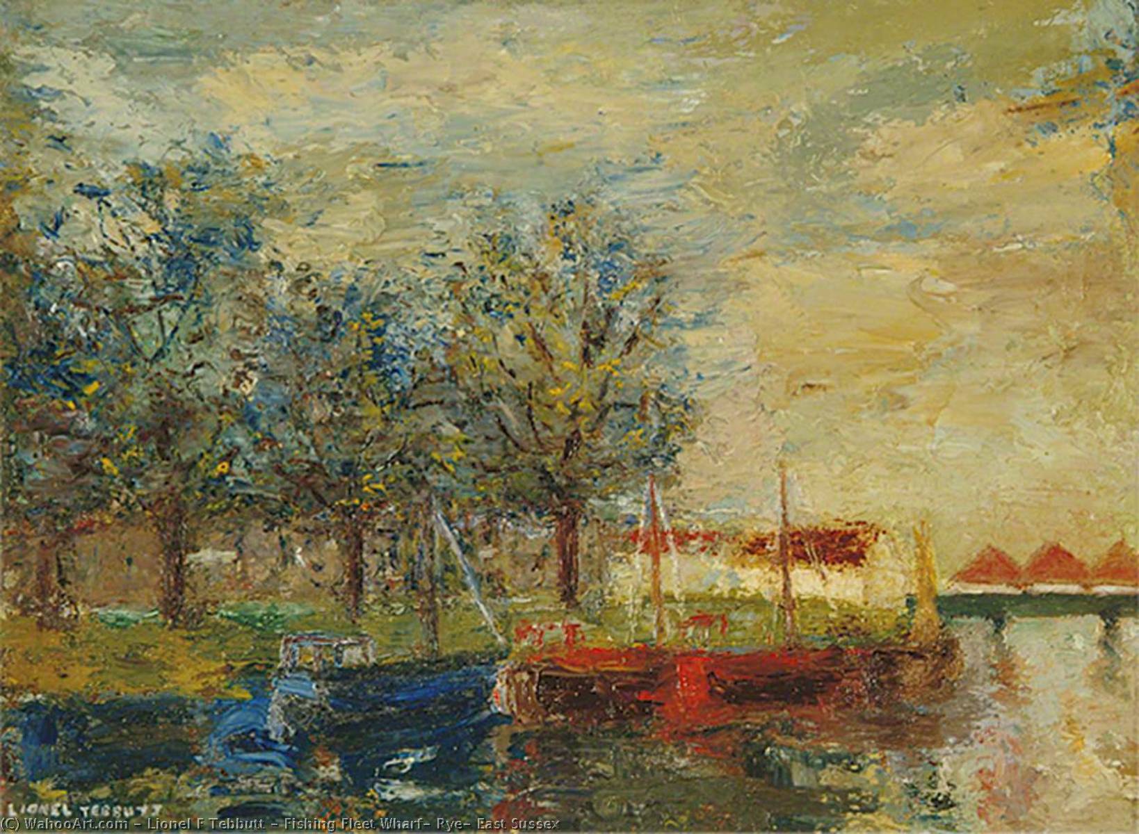 Fishing Fleet Wharf, Rye, East Sussex — Lionel F Tebbutt