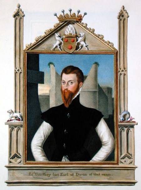 Portrait Of Edward Courtenay Last Earl Of Devonshire — Sarah Countess Of Essex