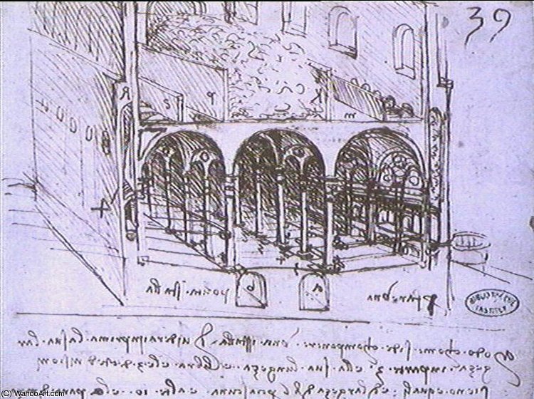 Architekturprojekt Mit Arkaden — Leonardo Da Vinci