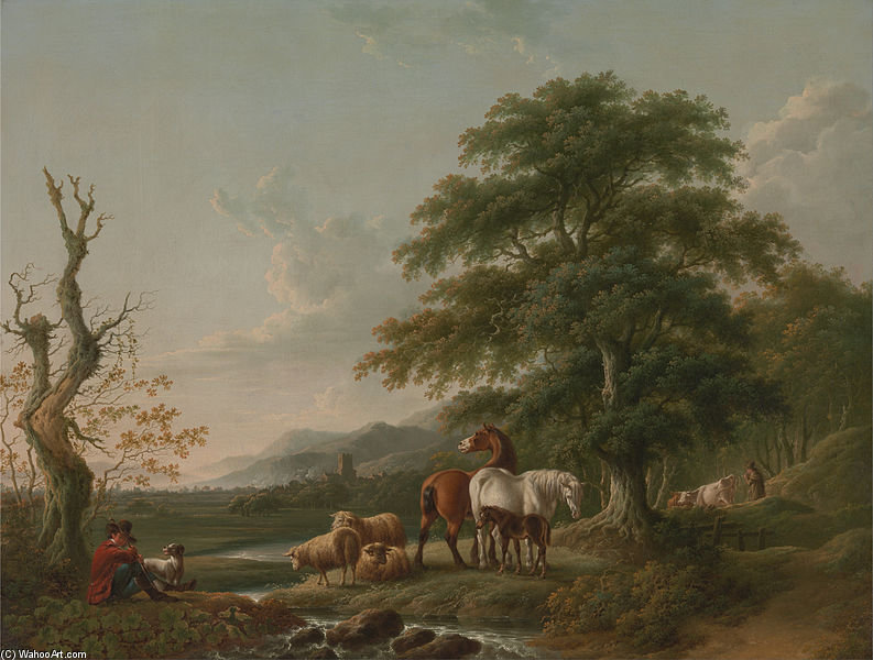 Landscape With A Shepherd — Charles Towne
