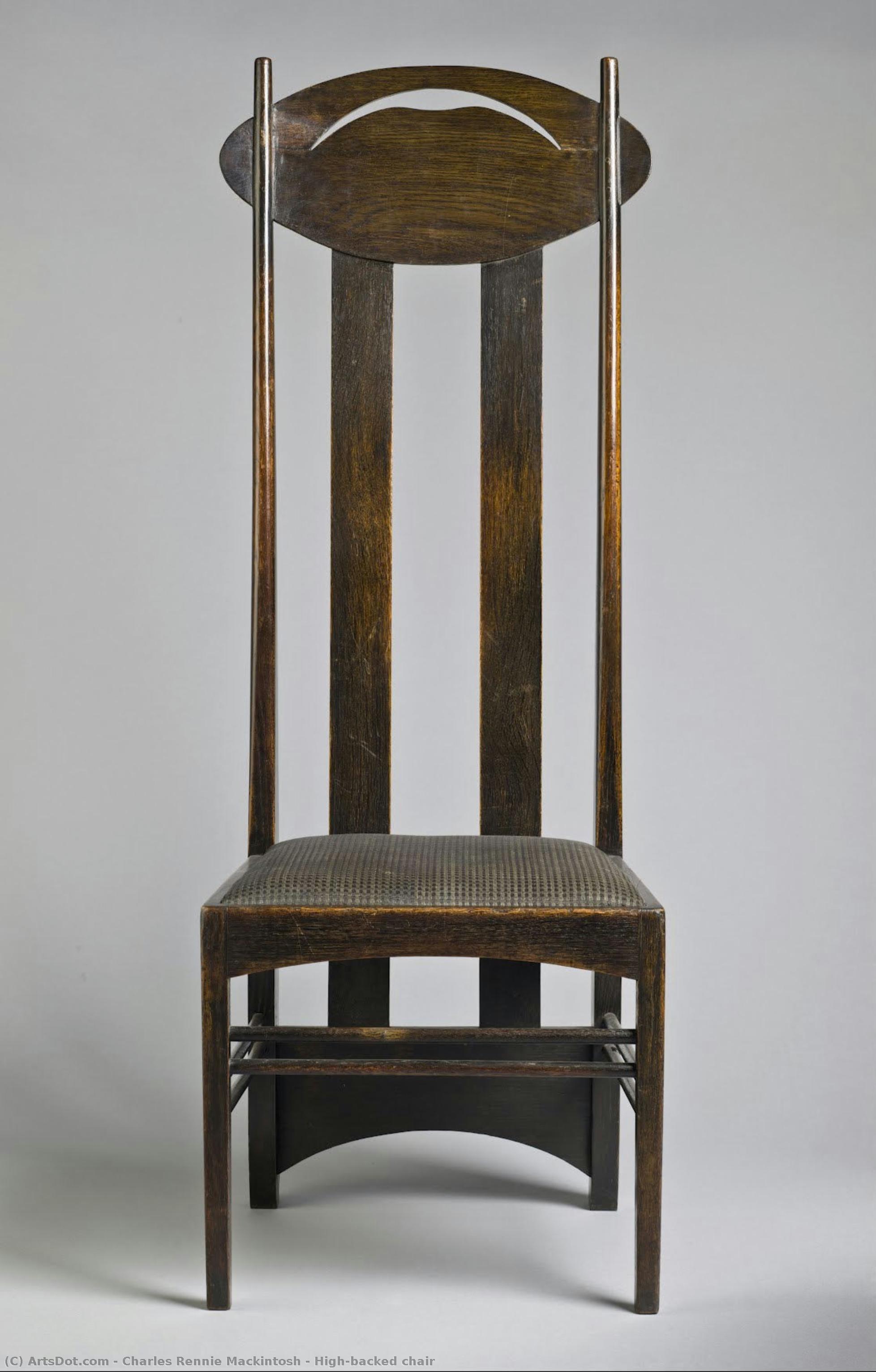 High-backed Chair — Charles Rennie Mackintosh