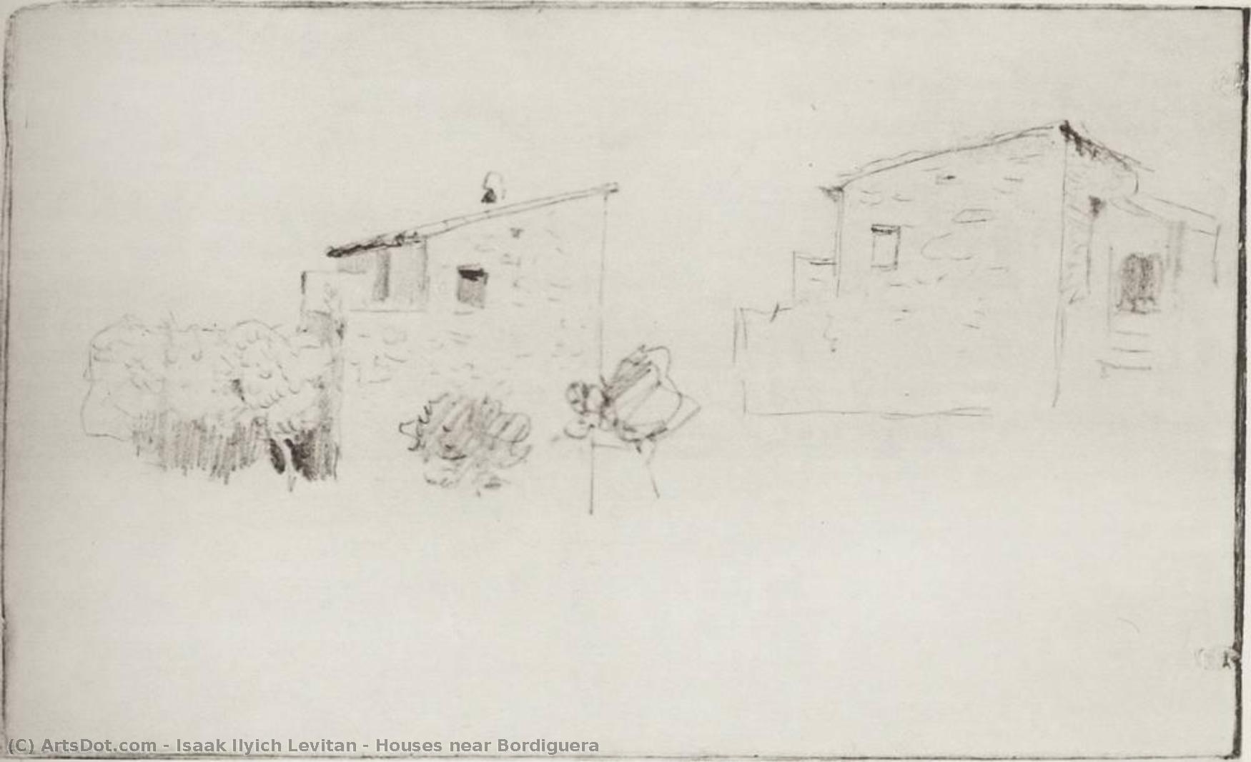 Houses Near Bordiguera — Isaak Ilyich Levitan