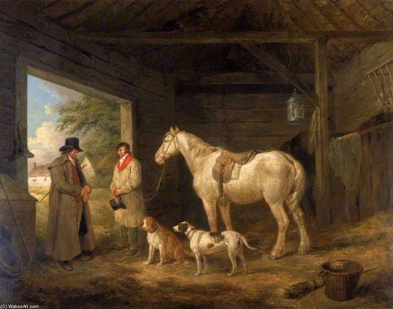 Paying The Ostler — Джордж Морленд