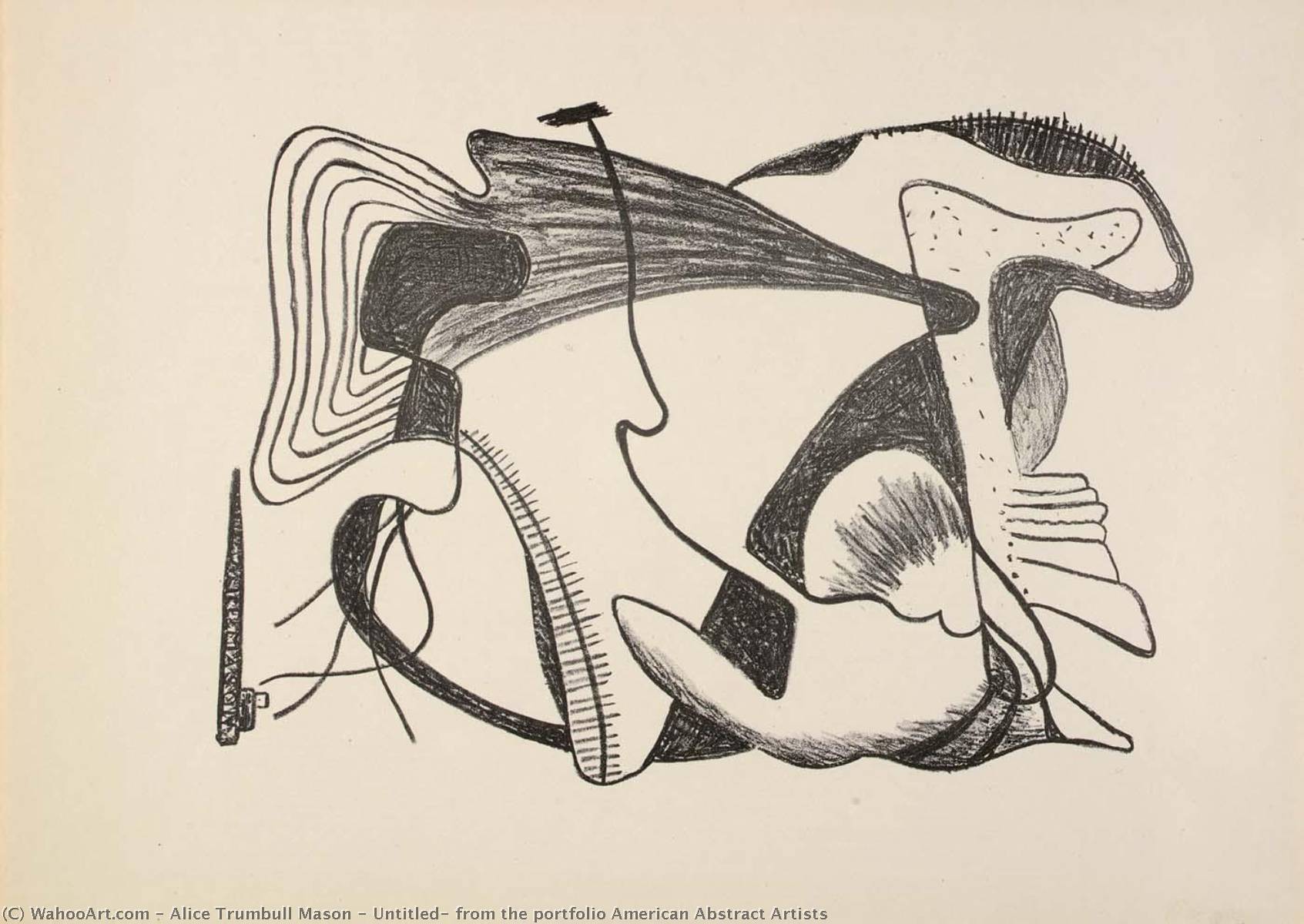 Untitled, From The Portfolio American Abstract Artists — Alice Trumbull Mason