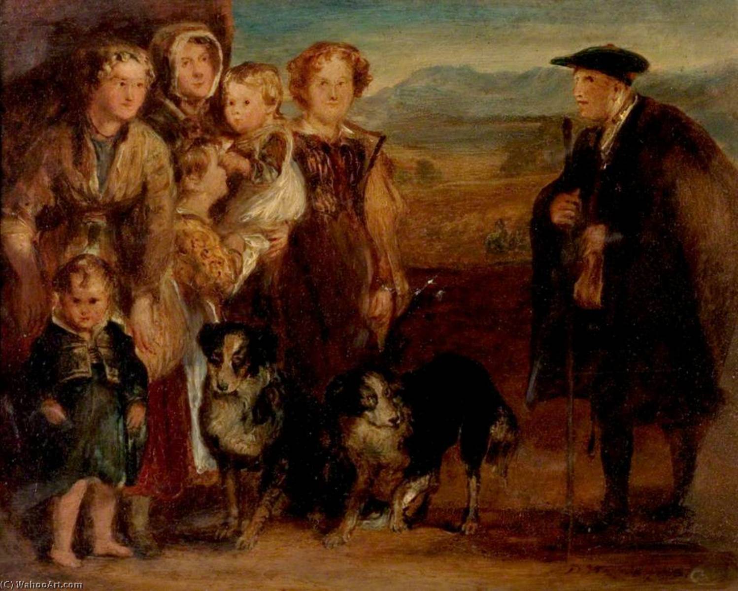 A Highland Family — サー・デイヴィッド・ウィルキ