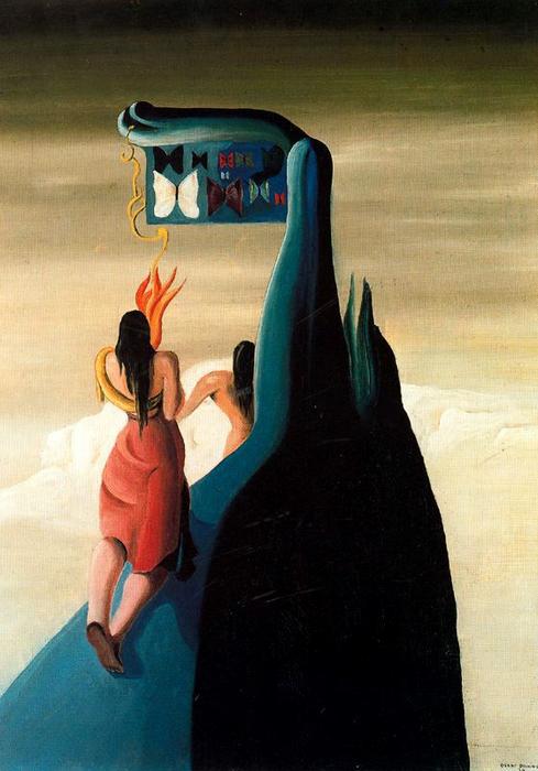 Butterflies Lost In The Mountains Or Perdus Dans La Montagne Papillons — Oscar Dominguez