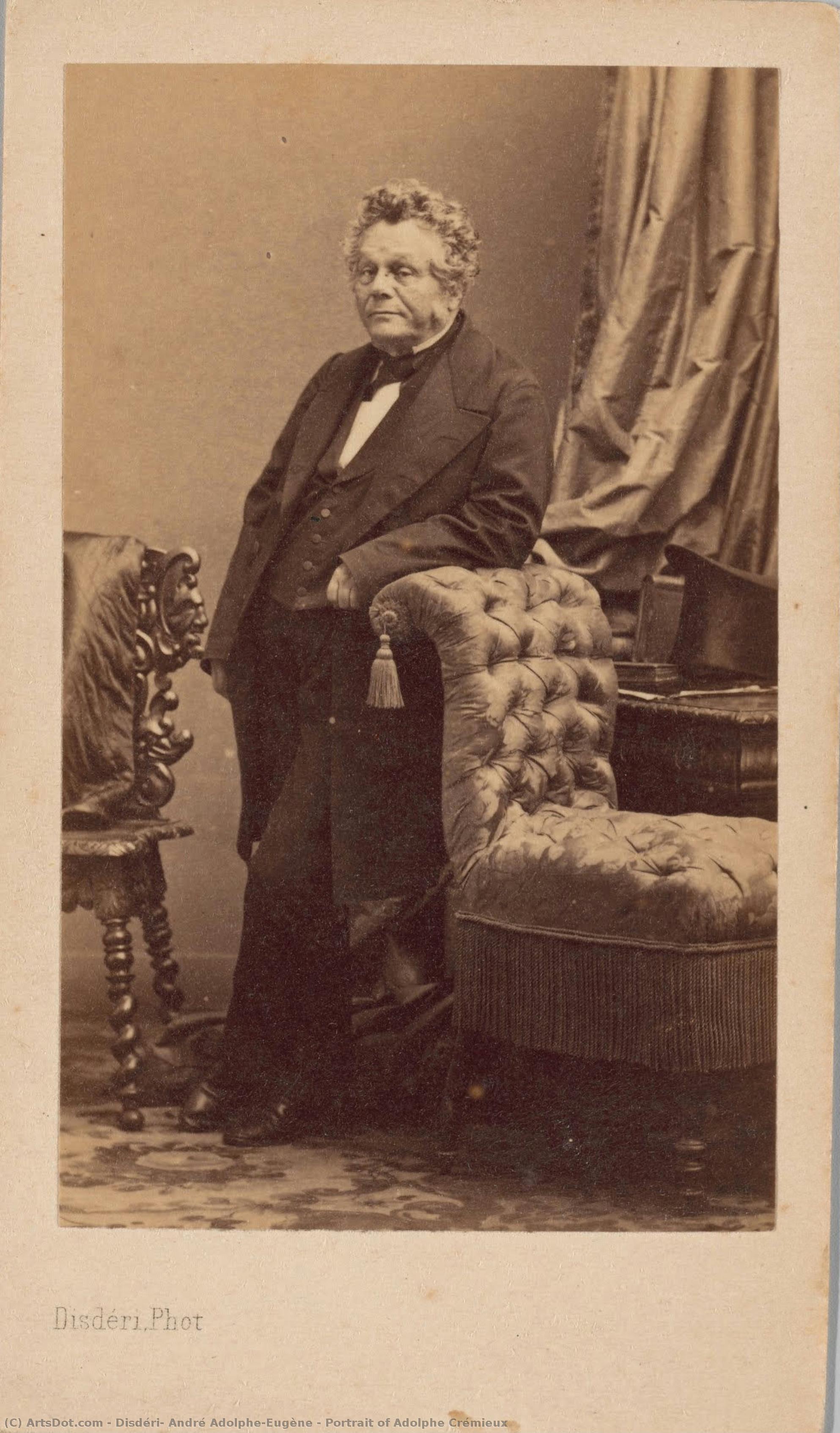Portrait Of Adolphe Crémieux — André-adolphe-eugène Disdéri