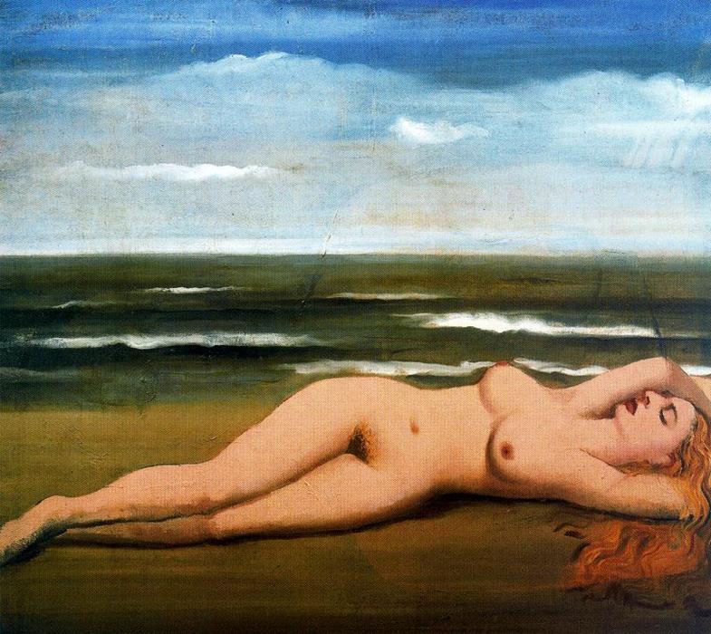 Nude In The Beach — Paul Delvaux