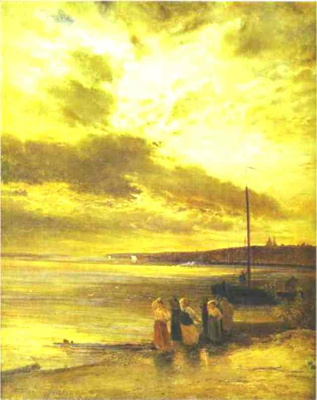 On The Volga — Alexéi Kondrátievich Savrásov