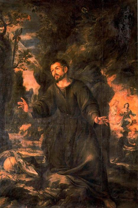 San Ignacio Haciendo Penitencia En La Cueva De Manresa — Juan De Valdés Leal