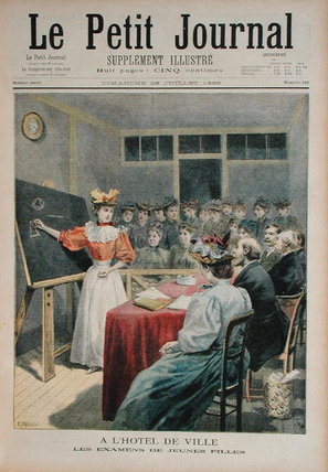 The Examination Of Young Girls In The Town Hall — Oswaldo Tofani
