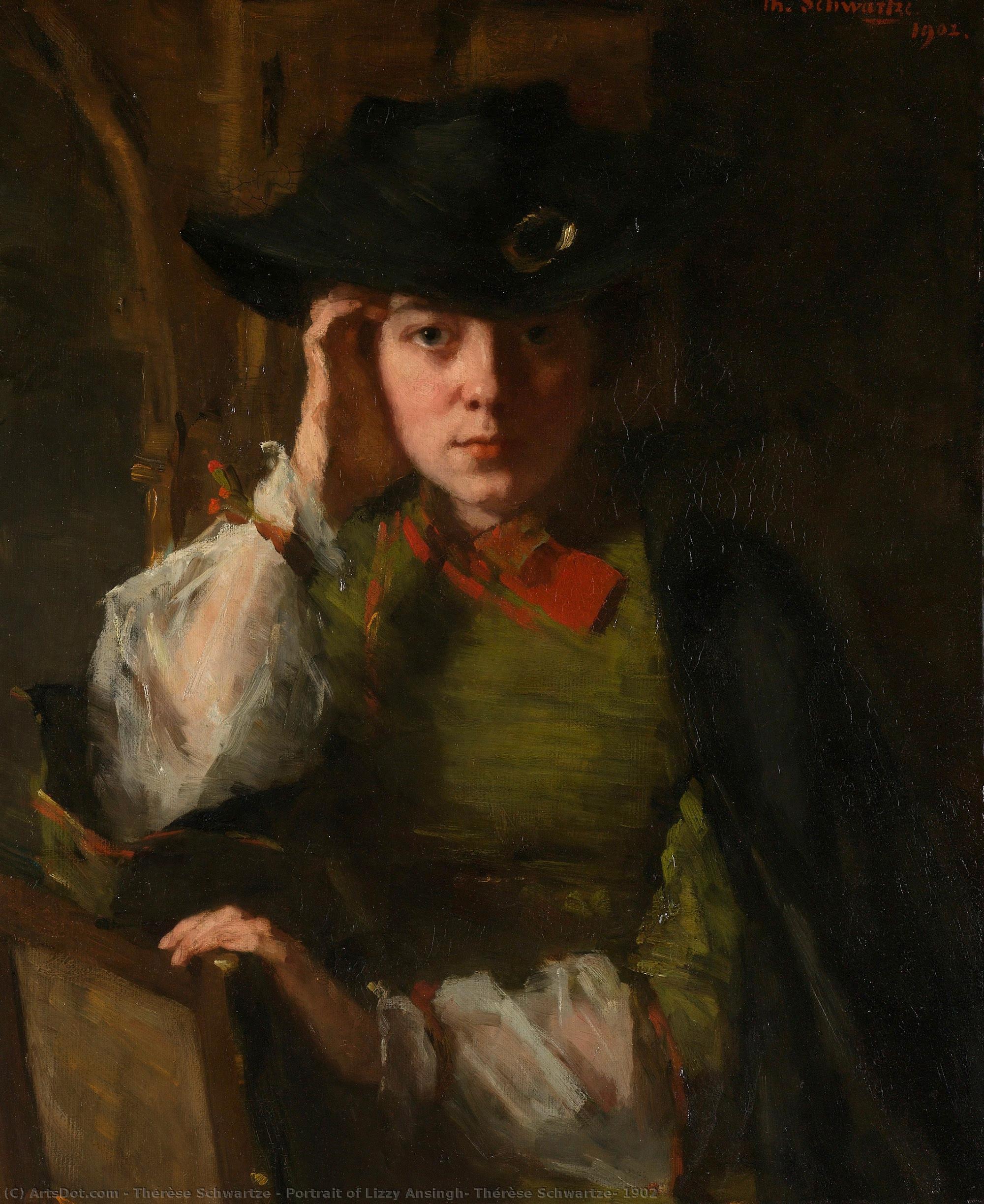 Portrait Of Lizzy Ansingh, Thérèse Schwartze, 1902 — Thérèse Schwartze